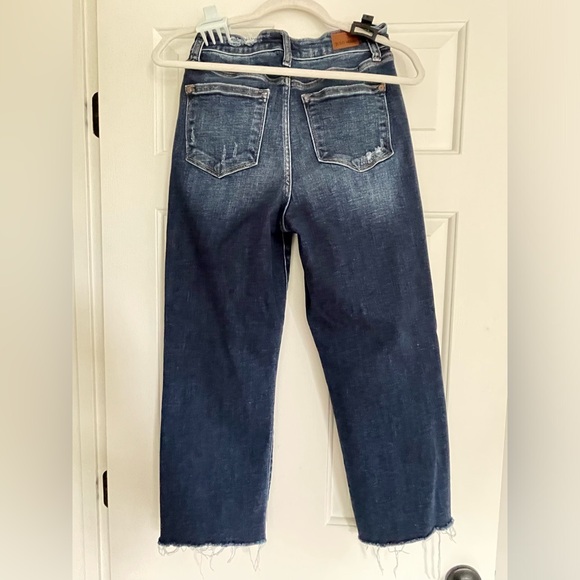 Judy Blue Wide Leg Crop Jeans - Picture 2 of 5